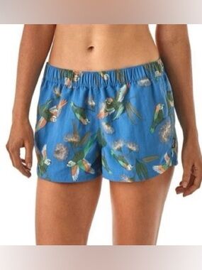 Patagonia Women’s Barely Baggies 2.5” Shorts Parrots Port Blue M